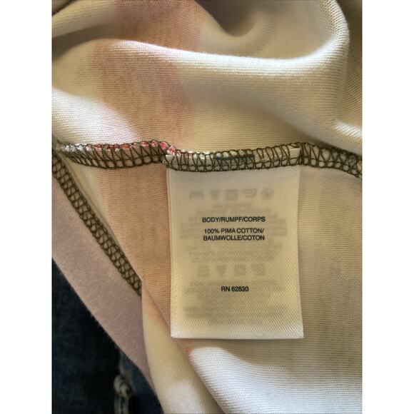 Lands End Multicolor Striped Pima Cotton Stretch Polo Shirt Women Plus 2X 20-22W - Picture 6 of 6